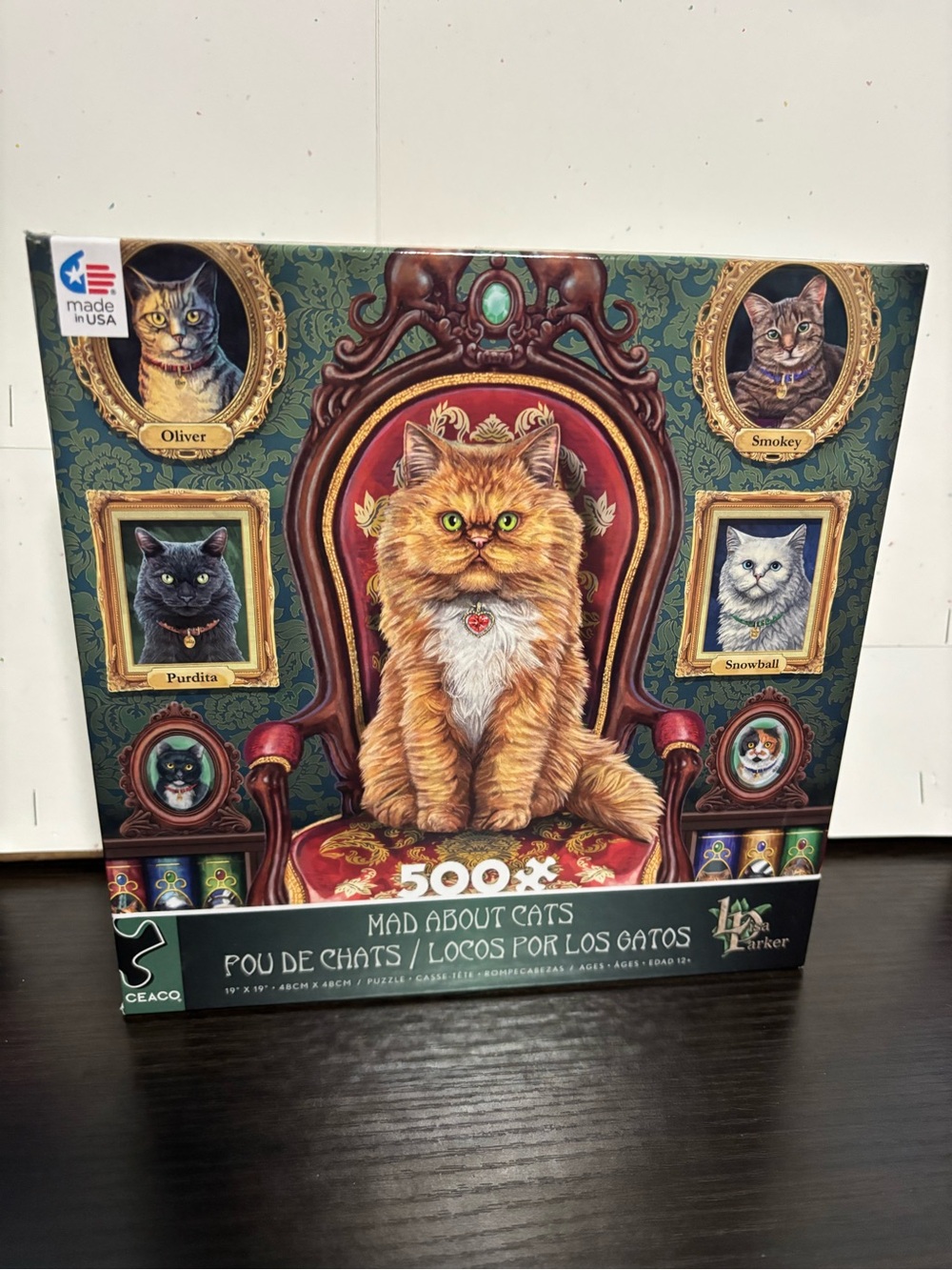 LISA PARKER: MAD ABOUT CATS 500 PIECE JIGSAW PUZZLE